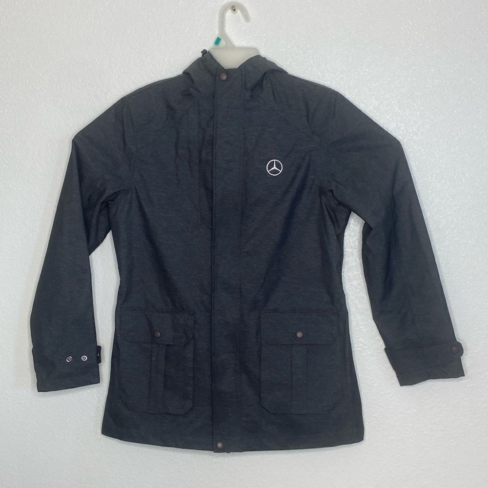 FOSSA APPAREL Women’s Voyager Charcoal Full Zip Fully Lined Parka Jacket Size S